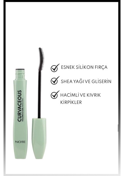 Curvaceous Hacim ve Kıvırma Etkili Maskara - Siyah fiyatları
