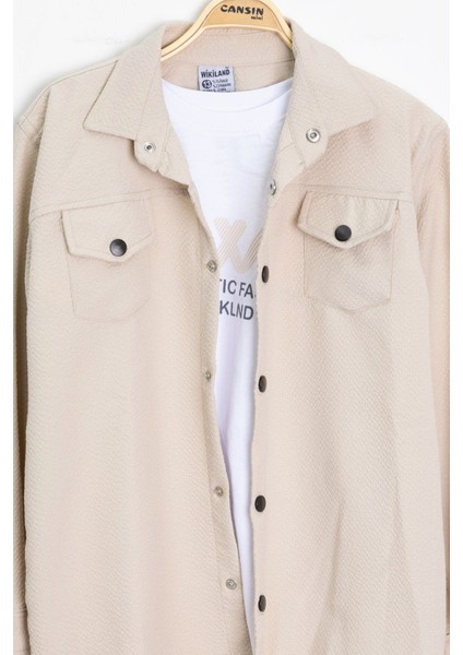 Krem Erkek Çocuk Jogger Gömlekli Tişörtlü 2li Takım 20404 fiyatları