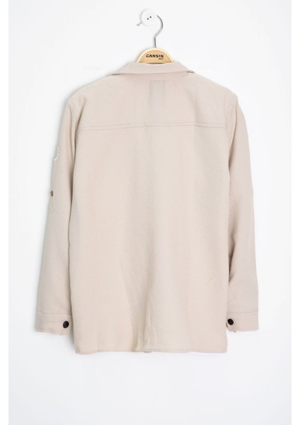 Krem Erkek Çocuk Jogger Gömlekli Tişörtlü 2li Takım 20404 indirimleri