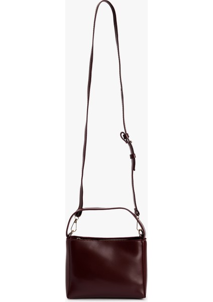 Suni Deri Saplı Askılı Fermuarlı Omuz Çantası modelleri