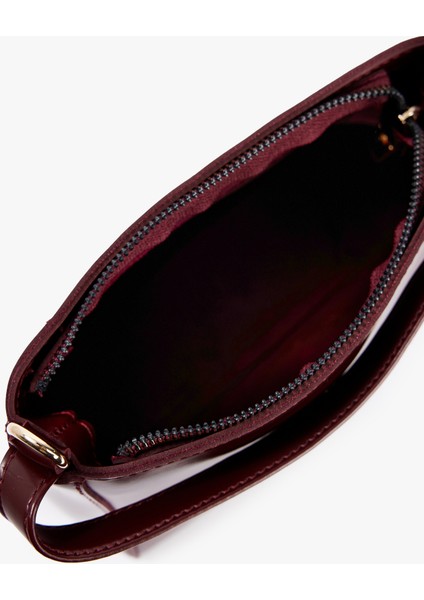 Suni Deri Saplı Askılı Fermuarlı Omuz Çantası fırsatları