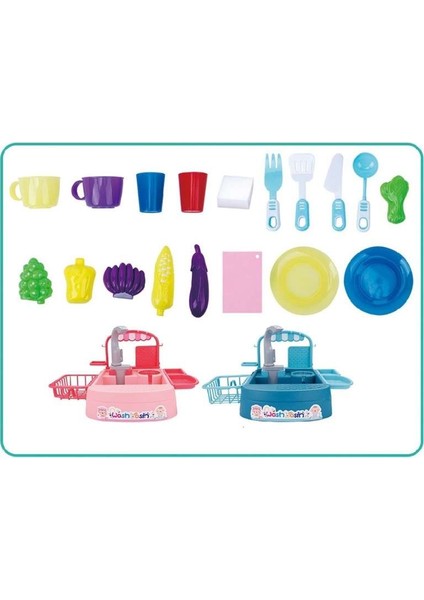 Pilli Mutfak Lavabosu Mavi 216-A fırsatları