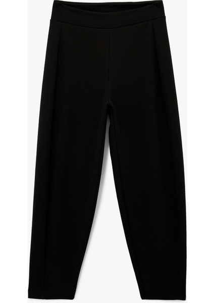 Yüksek Bel Pamuklu Rahat Kalıp Spor Jogger Eşofman Altı fiyatları