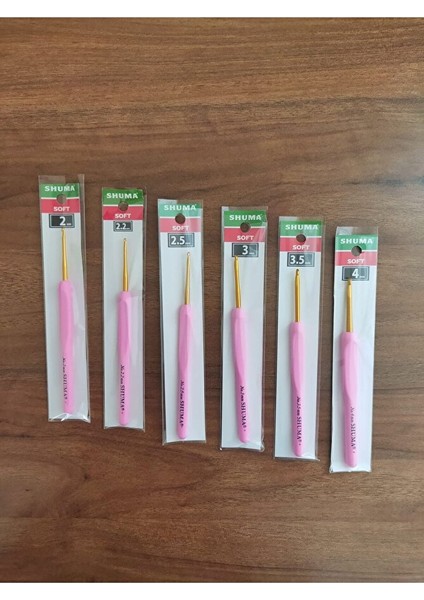 Pembe Yumşak Saplı Silikon Tığ modelleri