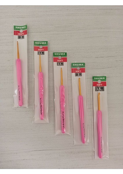 Pembe Yumşak Saplı Silikon Tığ indirimleri