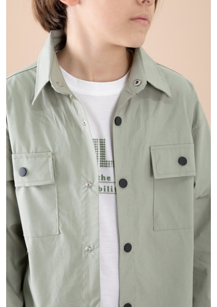 Haki Gömlek Tişörtlü Erkek Çocuk 2'li Takım 20127 fiyatları