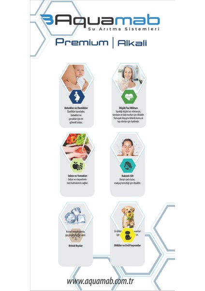 Premium Pompalı Su Arıtma Cihazı pH 9-9,5 modelleri