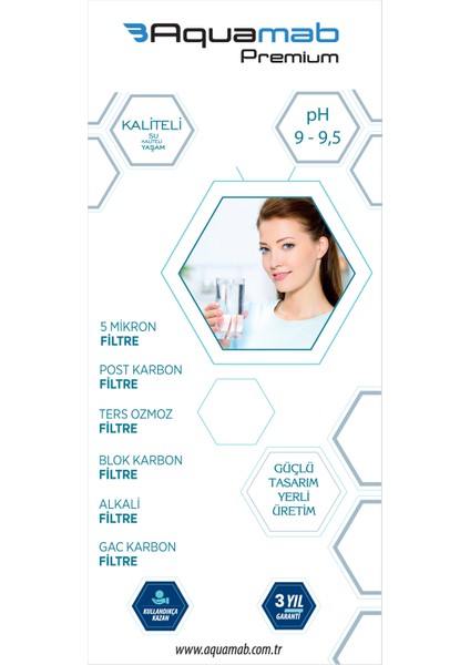 Premium Pompalı Su Arıtma Cihazı pH 9-9,5 indirimleri