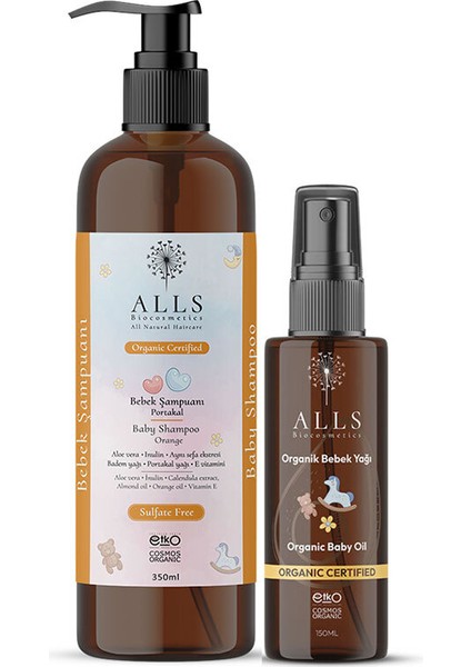 Organik Bebek Bakım Seti 1