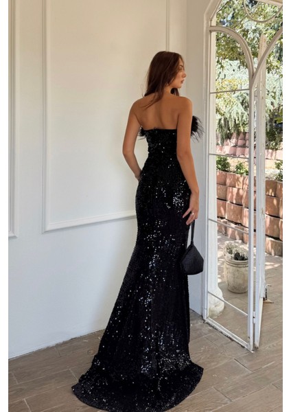 Açelya Payetli Otrişli Abiye 583286 fiyatları