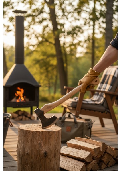 Savaşan Çelik 4140 Kamp Baltası