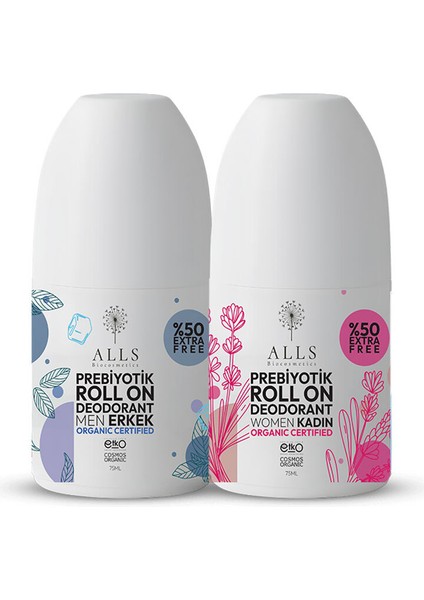 Çiftlere Özel Organik Deodorant Seti