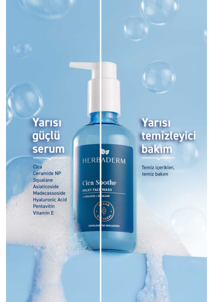 Cica Soothe Milky, Hassas ve Kızarık Ciltler Için Nemlendirici Bariyer Onarıcı Yüz Temizleme Jeli 250 ml fiyatları