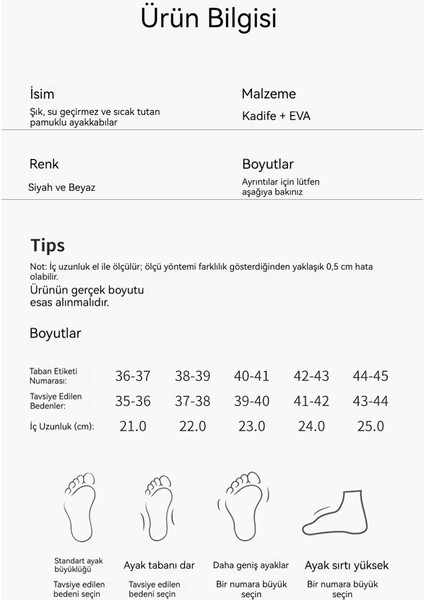 Kalın Tabanlı, Ultra Yumuşak, Kadifeli ve Sıcak Tutan Pamuklu Terlik (Yurt Dışından) modelleri