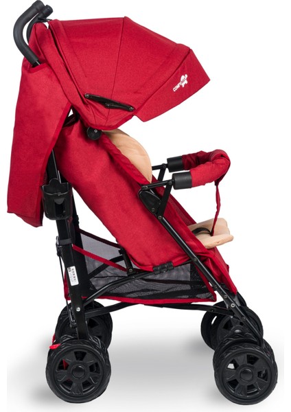 Comfymax Tam Yatar Baston Bebek Arabası – Dark Red modelleri
