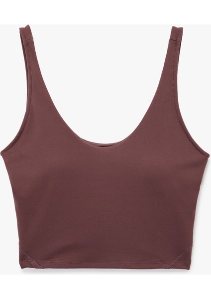 Kolsuz Kaplı Slim Fit Sporcu Sütyeni