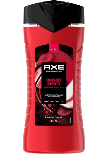 Premium Collection Duş Jeli Cherry Spritz 3 In 1 Vücut Saç Yüz 300 ml fiyatları