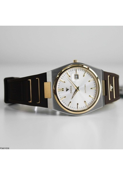 FS601058 Silikon Kordonlu Erkek Kol Saati