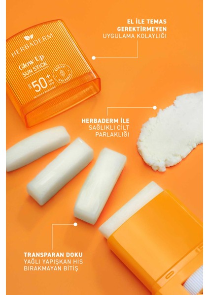 Glow Up, Tüm Ciltler Için Aydınlık 50+ Spf Stick Güneş Koruyucu 19 gr modelleri