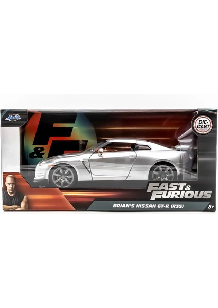 1/24 Jada Fast & Furious Brian's Nissan Gt-R (R35)