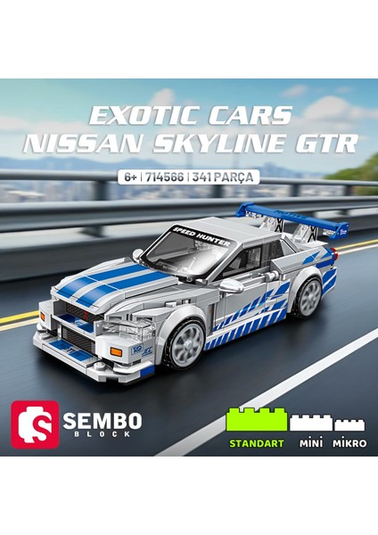 Nissan Skyline Gtr Yapı Bloğu Seti – 341 Parça fiyatları