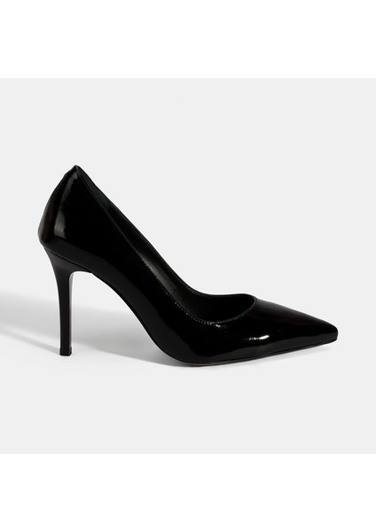 Kadın Siyah Deri Stiletto fiyatları