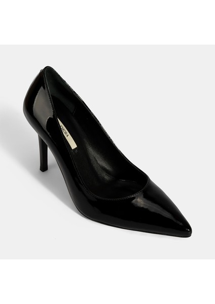Kadın Siyah Deri Stiletto indirimleri