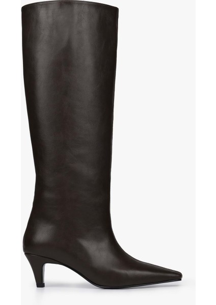 Kadın Amira Kahve Cilt Çizme