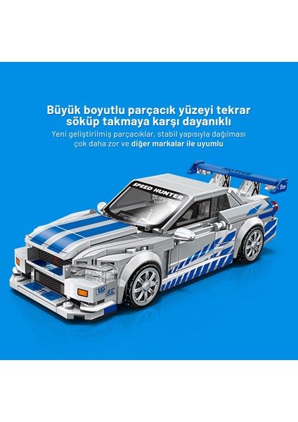 Nissan Skyline Gtr Yapı Bloğu Seti – 341 Parça modelleri