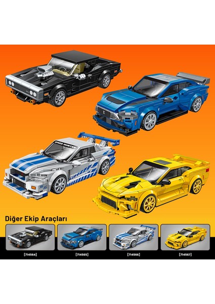 Nissan Skyline Gtr Yapı Bloğu Seti – 341 Parça indirimleri
