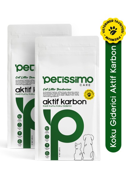 Kedi Kumu Koku Giderici Aktif Karbon - 500 gr