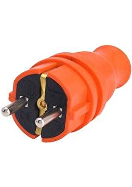 Monofaze Kauçuk Erkek Fiş Darbeye Dayanıklı PA6 Malzeme 2p+t 16A 250V indirimleri