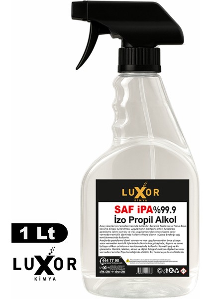 %99.9 Saf Ipa Spreyli Izo Propil Yüzey Temizleyici 1 LT