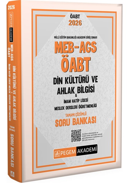 2026 Meb Ags Öabt Din Kültürü ve Ahlak Bilgisi Ö.konu Anlatımı-Çözümlü Soru Bankası-Ags Konu Soru modelleri