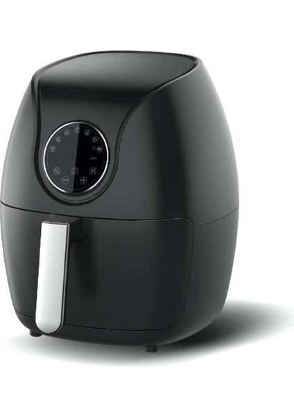 5 L Kapasiteli Siyah Hava Fritözü, Güvenilir ve Sağlıklı Pişirme Keyfi