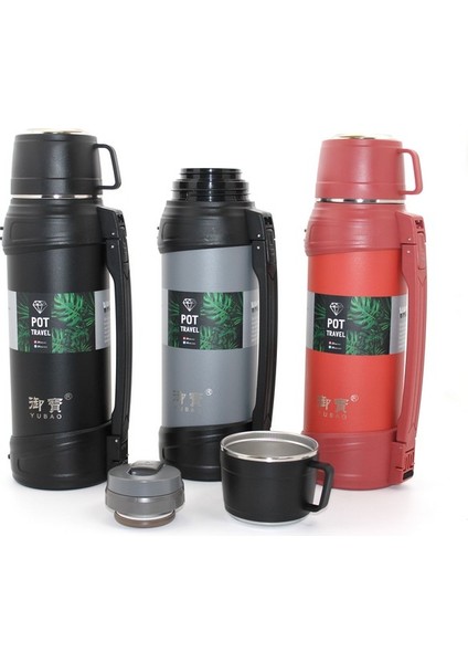 Paslanmaz Çelik Çift Katmanlı Termos 2.0 Lt