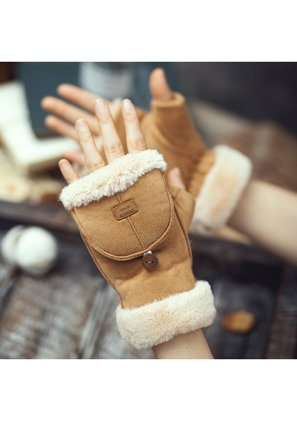 Kadife Isıtmalı Yarım Parmaklı Eldiven (Yurt Dışından) fiyatları