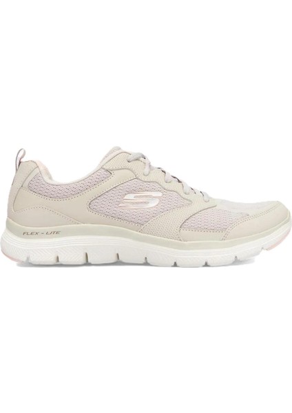 Flex Appeal 4.0 Memory Foam Leather Womens Walking Shoes Hafızalı Taban Hakiki Deri Kadın Yürüyüş Ayakkabısı Bej