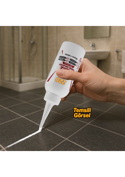 Beyaz Renk (220 Gr) Hazır Derz Dolgu Fayans Seramik Mermer Yer Zemin Için Tamir Yenileme Dolgusu fiyatları