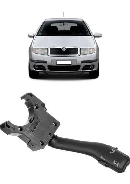Skoda Fabia 1 2000-2008 Uyumlu Silecek Kumanda Kolu Yol Bilgisayarlı 4B0953503H