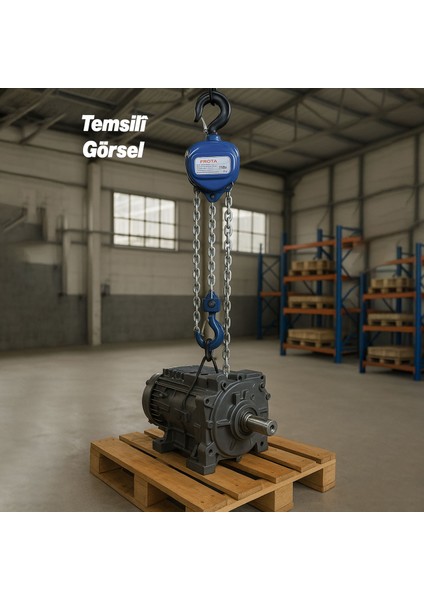 Zincirli Caraskal 1 Ton 5 Metre Profesyonel El Vinci Dayanıklı Yük Kaldırma Makinesi Aparatı fırsatları