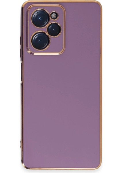 Xiaomi Poco X5 Pro 5g Kılıf Volet Silikon - Mor - BRF13011-3173