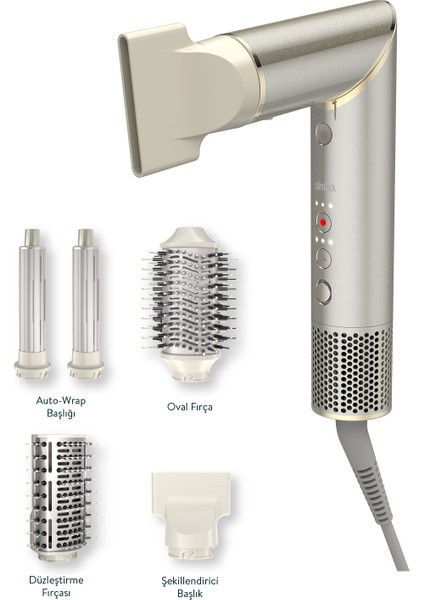 SHD-1721 Saç Şekillendirme Cihazı - Şampanya