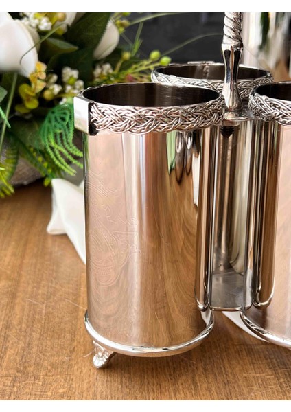 3 Bölmeli Ottomans Metal Stand – 17X7X26 cm modelleri