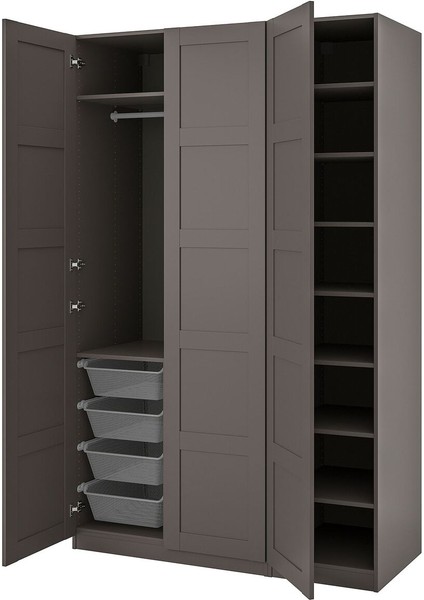 Pax Gardırop, Koyu Gri, 150X60X236 cm