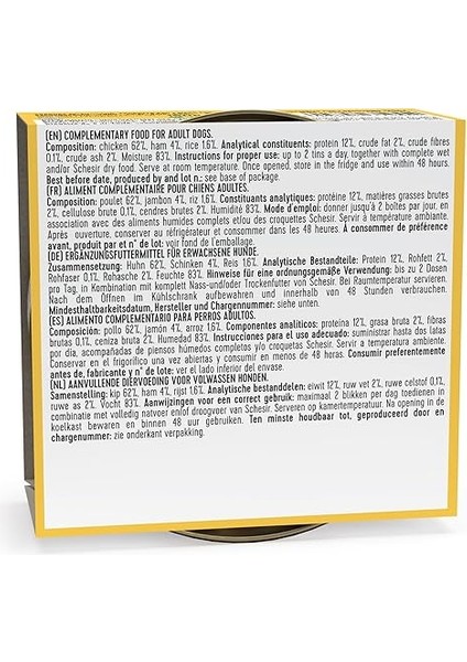 Jelly Tavuk Filetolu ve Domuzlu Jöle Içinde Yetişkin Köpek Konservesi 150G indirimleri