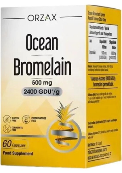 Bromelain 60 Kapsül