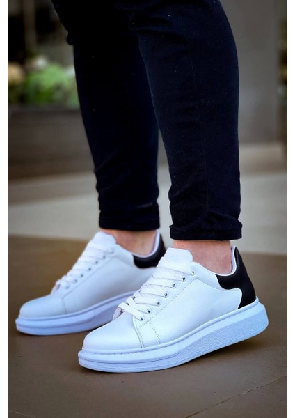 KB-X500 Kuback Bağcıklı Beyaz Günlük Erkek Ayakkabı