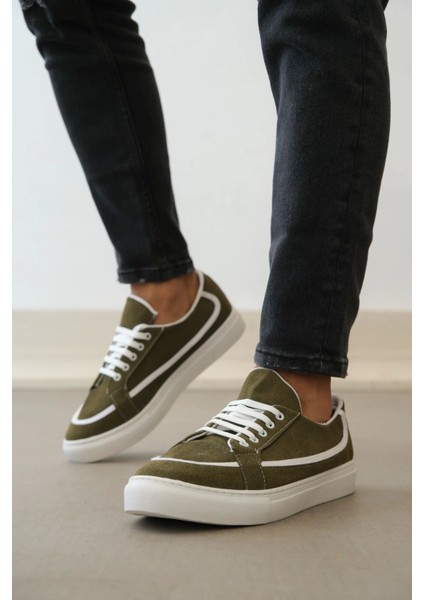 BA0351 Boa Bağcıklı Deri Tozu Günlük Taba Renk Spor Ayakkabı