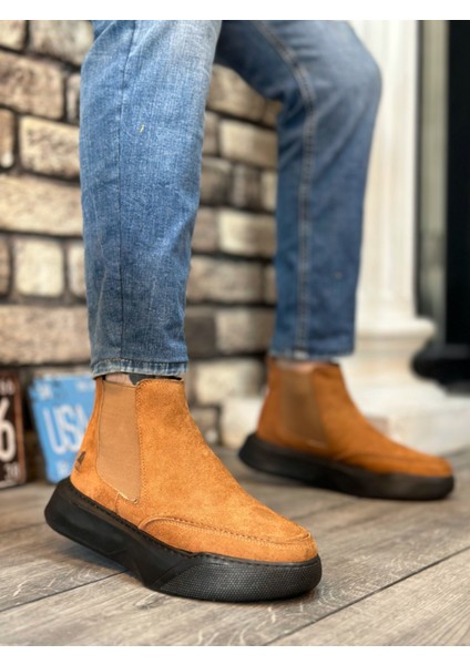 BA0150 Bağcıksız Bantlı Erkek Yüksek Taban Taba Spor Bot fırsatları